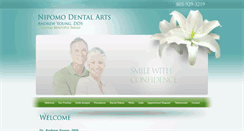 Desktop Screenshot of nipomodentalarts.com